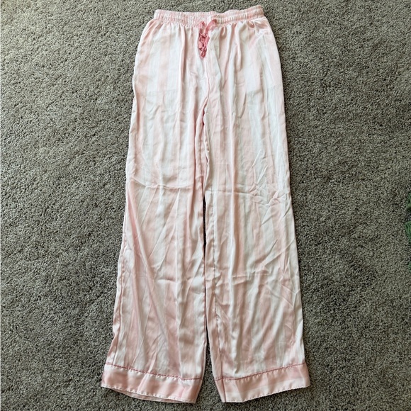 Pink Striped Pajama Pants - Picture 3 of 4